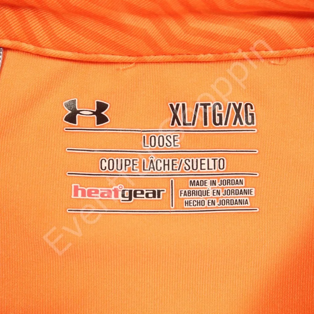 Under Armour Playoff Reactor Arcadia Bluffs Golf Polo Shirt in Orange Size XL - Picture 6 of 7